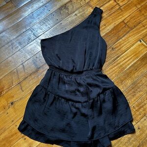 Black Silk Dress
